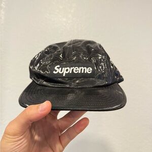 Supreme Coated Linen Camp Cap SS18
